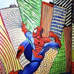 superhero murals